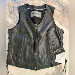 Reflector Eagle Women's Side Lace Leather jacket
